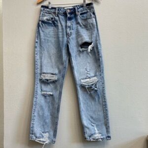 Light Blue Distressed Women’s Jeans